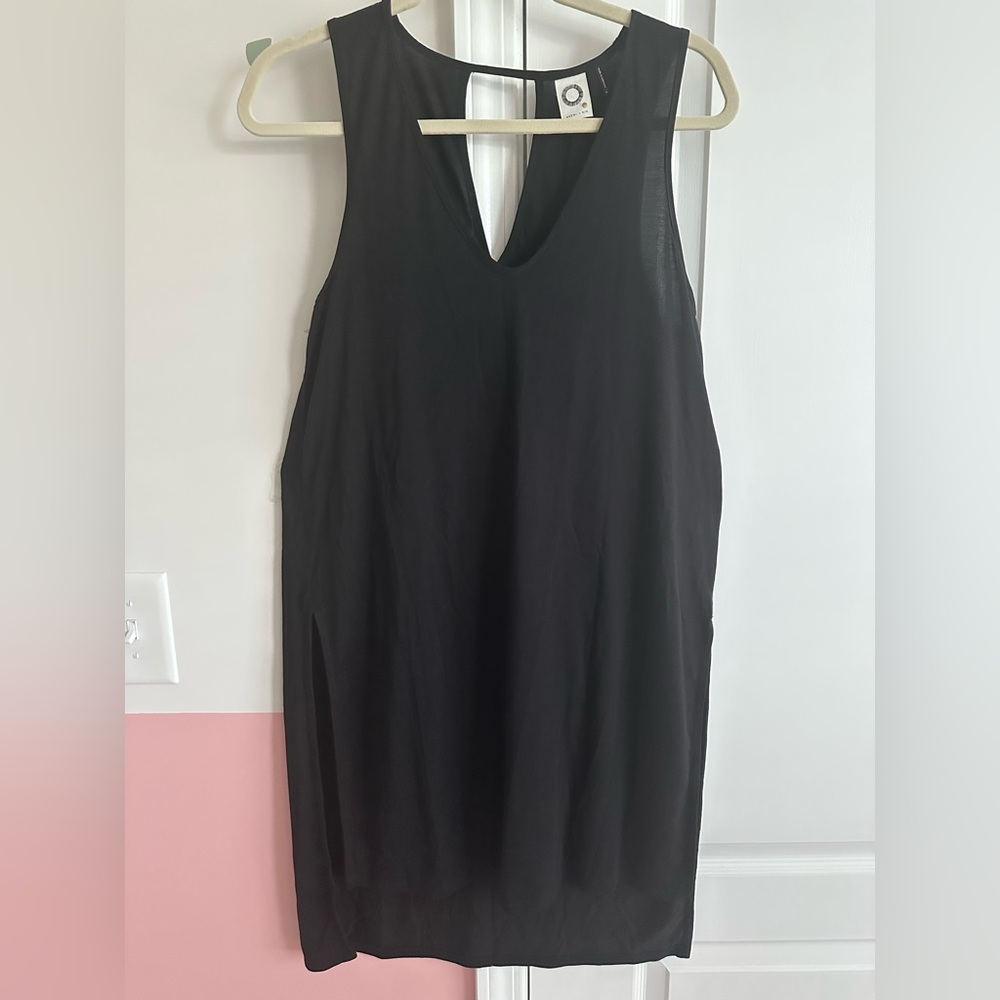 Women’s AKEMI + KIN Black Keyhole Tank Dress sz M